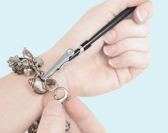 Helping Hand Bracelet Fastener - put bracelets on by yourself with ease - choice of 4 designs - mod geisha heart