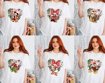 Disney Mickey and Friends Christmas Shirt, Disney Family Xmas Shirt, Disneyland Christmas Trip Shirt, Very Merry Xmas Holiday Sweatshirt