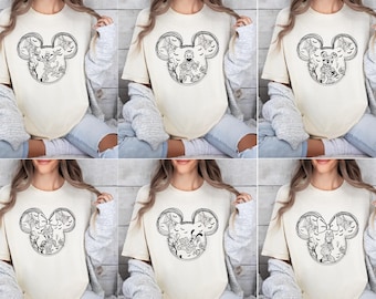 Disney Mickey Friends Halloween  Shirt, Mickey and Friends Ghost Sweatshirt, Retro Mickey Spooky Shirt,Disney Halloween Hoodie