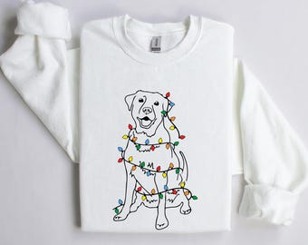 Christmas Dog Sweatshirt, Dog Owner Christmas Gift, Pitbull Christmas Shirt, Pitbull Mom Gift, Christmas Crewneck, Holiday Sweater, Xmas Tee