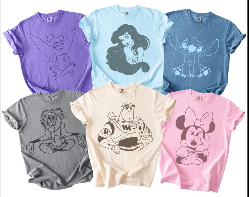 Comfort Colors®Retro Custom Minnie Mouse Shirt,