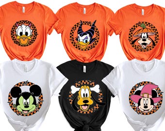 Disney Mickey Friends Halloween Comfort Colors Shirt, Mickey and Friends Ghost Sweatshirt, Retro Mickey Spooky Shirt,Disney Halloween Hoodie