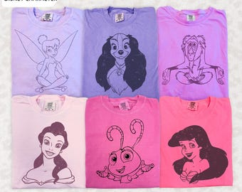 Comfort Colors®Retro Minnie Mouse Shirt,  Vintage Mickey, Disney Vacation Shirt, Disneyland Minnie Shirt, Magic Kingdom Shirt Classic