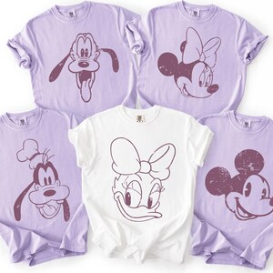Comfort Colors®Retro Custom Minnie Mouse Shirt,