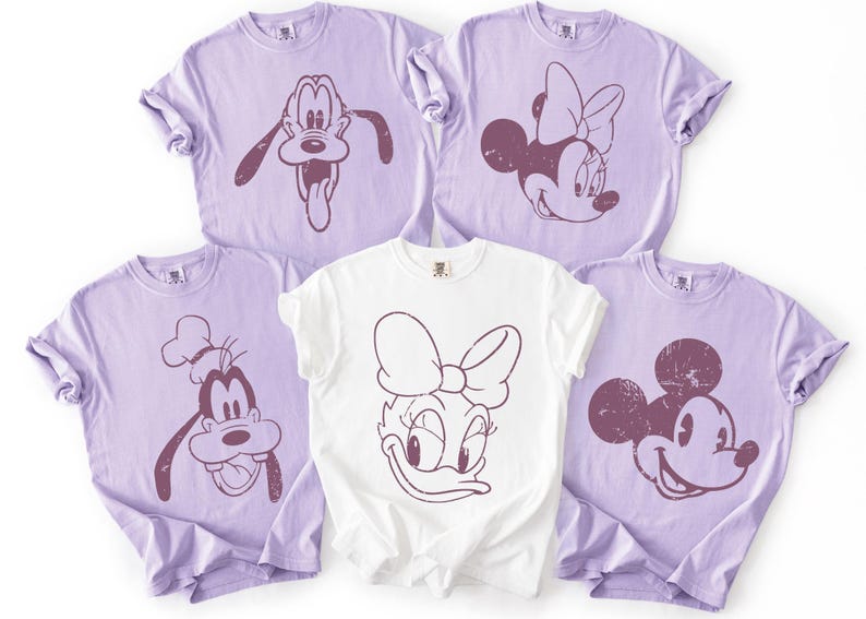 Comfort Colors®Retro Custom Minnie Mouse Shirt,