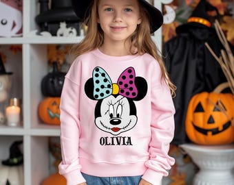 Retro Mickey Minnie Halloween Couple Shirts, Mickey Ghost Shirt, Minnie Ghost Shirt, Spooky Season Shirt, Disney Halloween