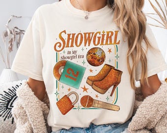 In My Showgirl Era Shirt, Showgirl Shirt, Gift For Fans, Album Gifts For Her, Music Fan Tee