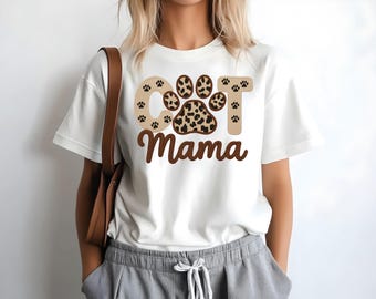 Cat Mom Shirt, Gift For Cat Mom, Cat Gift For Mothers Day, Cat Mama Shirts, Cat Lover Shirt, New Cat Mom Shirt, Fur Mama