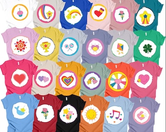 Care Bear Costume Shirt, Custom Care Bear Group Shirt, Care Bear T-Shirts, Halloween Group Costume shirts, Halloween Custom, Matching Family