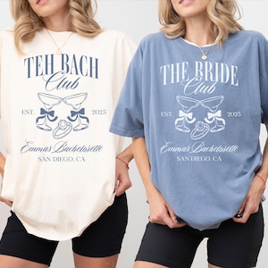 The Bach Club Bachelorette  Comfort ColorsShirts Bach Shirt Social Club Bach Club Shirts Bachelorette Party Shirts Bachelorette Shirts