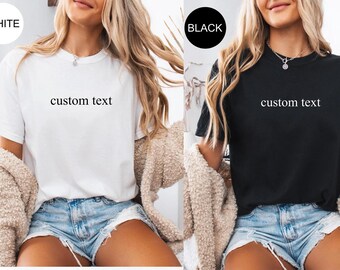 Custom Comfort Colors Sweatshirt, College Letters Crewneck, Personalized Comfort Colors, Custom Text, Vintage Sweatshirt