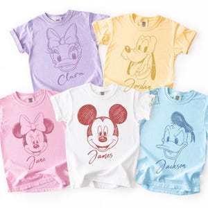 Comfort Colors®Retro Custom Minnie Mouse Shirt,