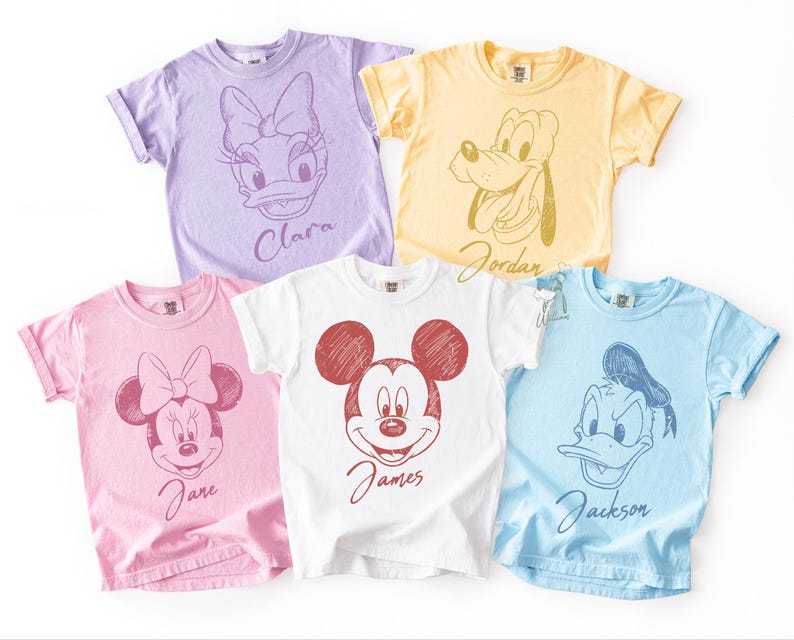 Comfort Colors®Retro Custom Minnie Mouse Shirt,