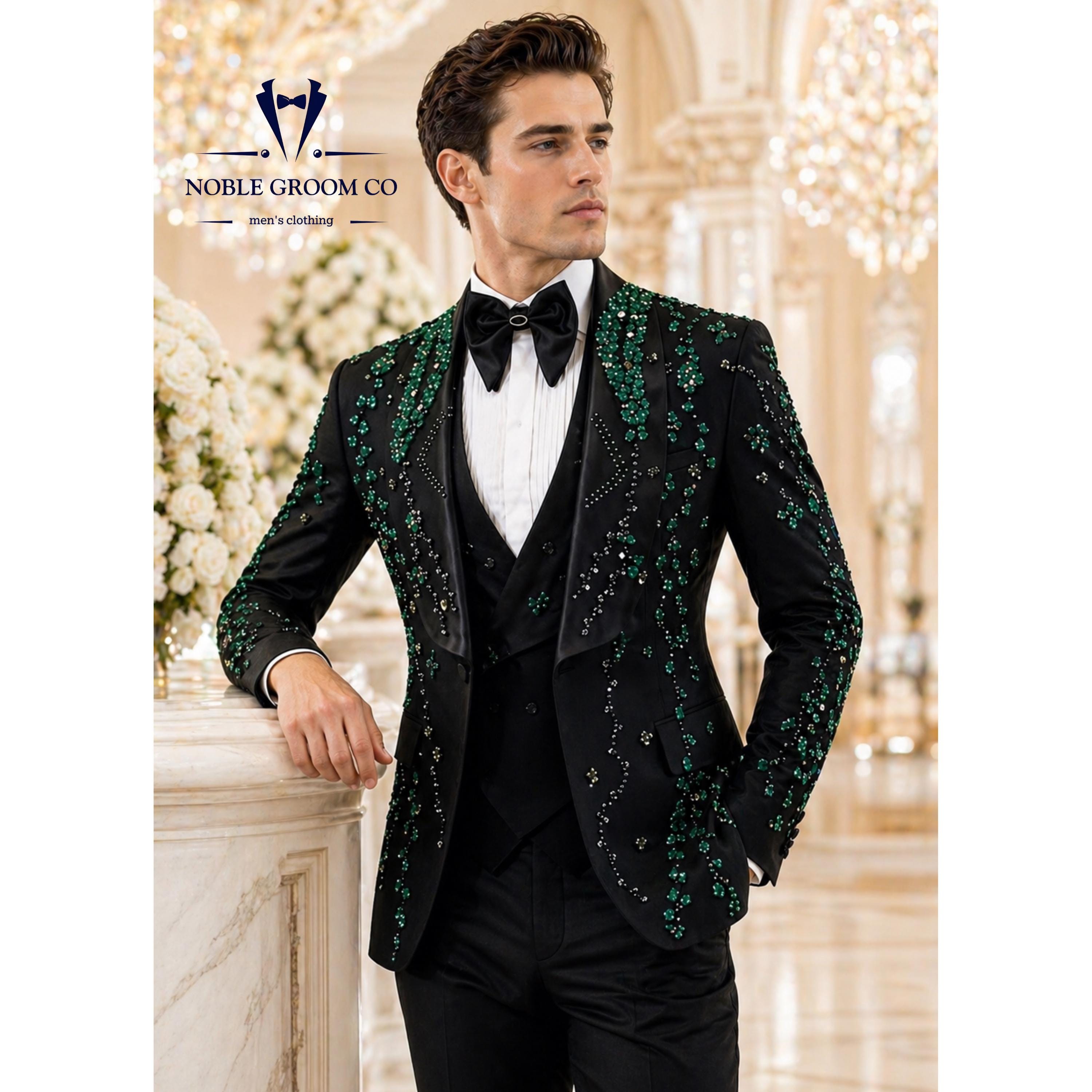 Emerald Green and Black Tux - Etsy
