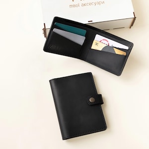 Cartera de cuero, organizador de documentos, billetera de hombre, billetera personalizada, regalo para papá, billetera grabada, regalo para hermano, regalo para novio