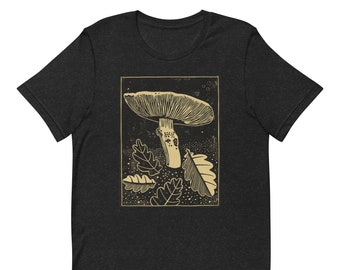 Mushroom and Oak Unisex t-shirt