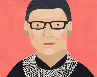 Ruth Bader Ginsburg: Hero Illustration Series