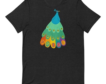 Pride Peacock Unisex t-shirt