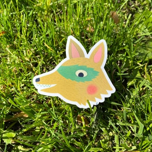 Fox Head vinyl sticker image 2