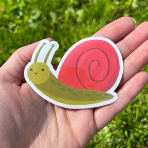 Cute Bright Snail vinyl sticker