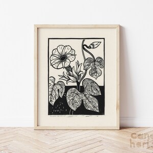 Seed Packet Block Print