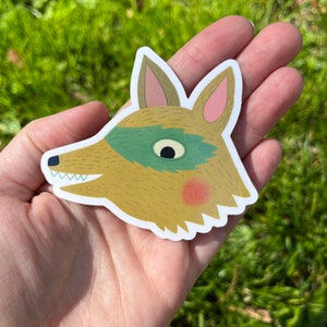 Fox Head vinyl sticker image 1