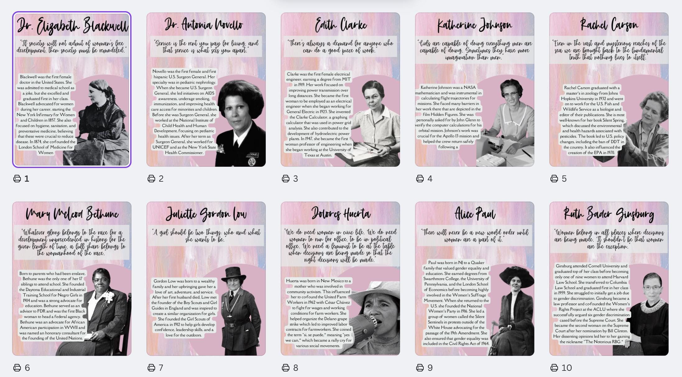 Women's History Month Bulletin Board - Etsy