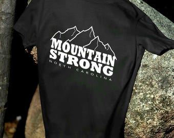 North Carolina Mountain Strong Tee: Wander- & Camping-Shirt