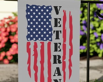 Veteran Garden Flag: Patriotic Military Yard Banner