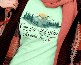 Appalachian Mountain Pride Tee: Inspirational Hiking Shirt