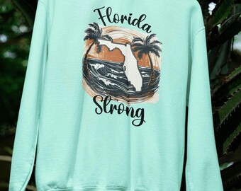 Florida Strong Comfort Colors tröja: Gator Pride orkanlindring