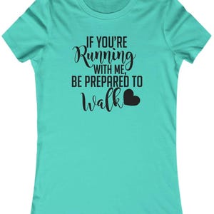 Lustiges Walking-Trainingsshirt: Leichtes Damen-Workout-Shirt