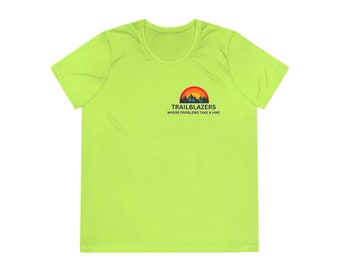 Ladies Hiking Tee Competitor T Shirt Womans Outdoors Nature Gift