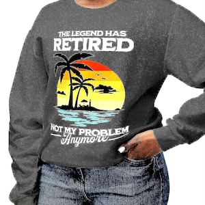 Ruhestand Comfort Colors Sweatshirt: Leichtes Urlaubsgeschenk
