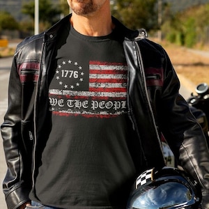 We The People Tee: 1776 American Flag Patriotic T-Shirt