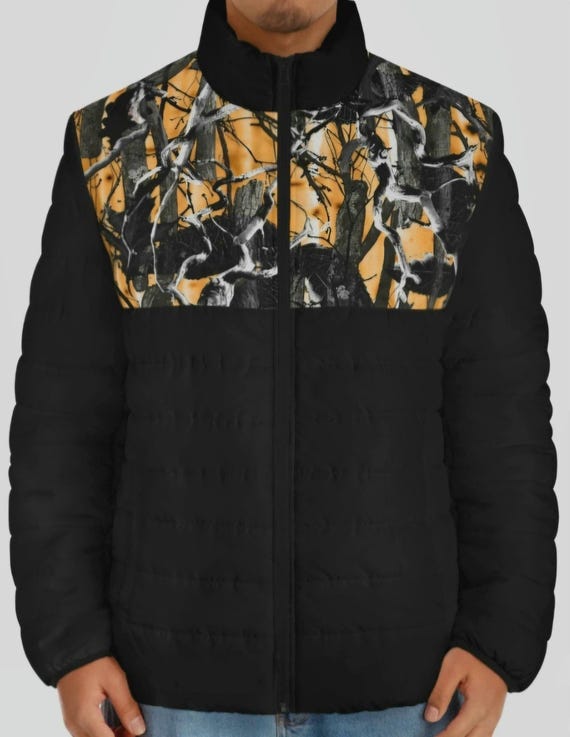 Giacca imbottita mimetica, cappotto invernale mimetico da caccia