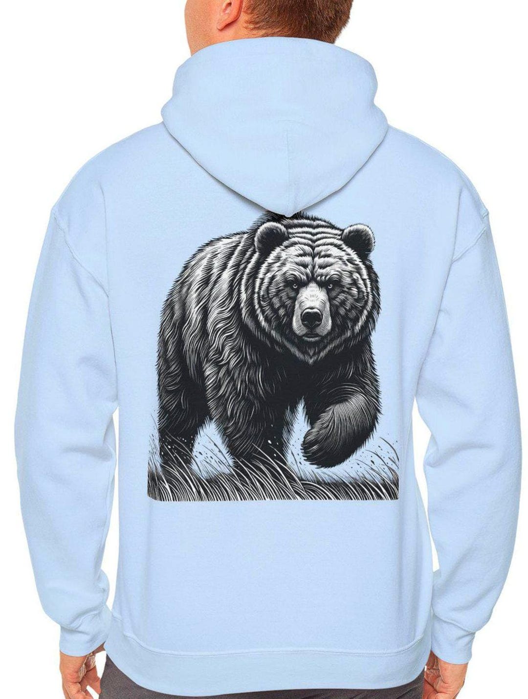 Grizzly Bear Hoodie: Nature Lover Unisex Sweatshirt - Etsy Grizzly Bear Hoodie: Nature Lover Unisex Sweatshirt - Etsy