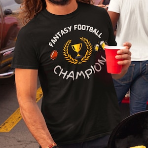 Fantasy Football Champion Shirt: Comfort Colors Garment-Dyed Tee