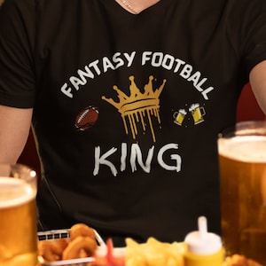 Fantasy Football King T-Shirt: Softstyle Unisex Draft Tee
