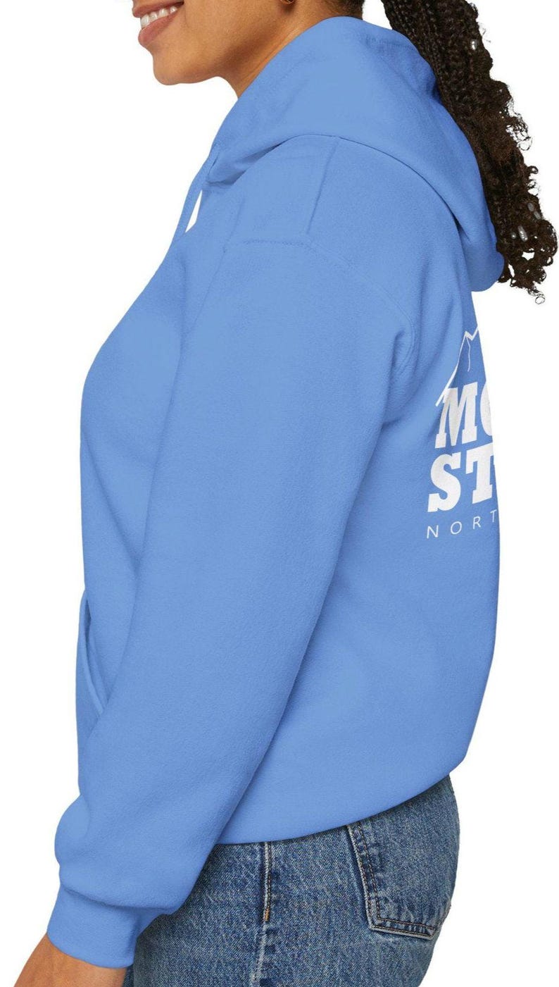 Felpa con cappuccio North Carolina Mountain Strong: regalo unisex per escursioni negli Appalachi immagine 5