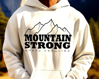 Mountain Strong-hoodie: wandeltrui North Carolina