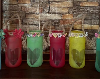 Lanterne decorative con effetto satinato – Illuminazione a LED o luci fatate – Decorazione per la casa e per eventi