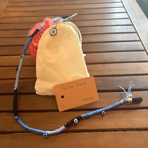 Fasce per capelli boho fatte a mano (Atebas) – Fasce per capelli in macramè con ciondoli – Accessori per capelli da festival per trecce e dreadlocks