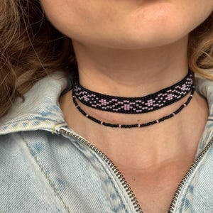 Beaded Choker | Unique necklace | Beaded Necklace | Choker fo Gift | Ukrainian traditional necklace | Native beadwork | Handmade Jewelry