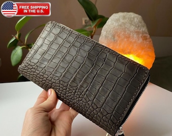 Leather wristlet wallet / Passport wallet / Custom wallet / Women wallet/ Zippered wallet for wonan personalised / Phone wallet/Gift for her