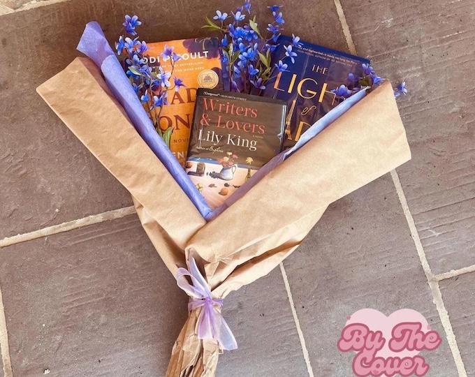 Mother's Day Spring Book Bouquet For Book Lovers Gift Woman's Gift Idea Easter Basket Mom Grandma For Her Women's Romance Thriller