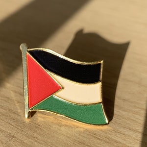 Insigne d'épinglette Palestine Collecte de fonds Palestine Insigne de Gaza Insigne d'épinglette Palestine émail Collecte de fonds Gaza image 2