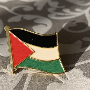 Insigne d'épinglette Palestine Collecte de fonds Palestine Insigne de Gaza Insigne d'épinglette Palestine émail Collecte de fonds Gaza image 6