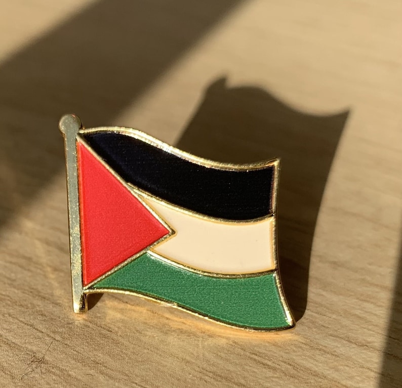 Palestine pin badge Palestine fundraiser Gaza badge Palestine enamel lapel pin badge Gaza fundraiser image 2