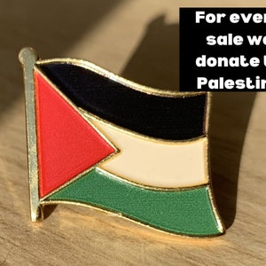 Insigne d'épinglette Palestine Collecte de fonds Palestine Insigne de Gaza Insigne d'épinglette Palestine émail Collecte de fonds Gaza image 1